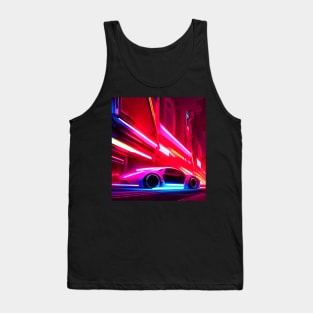 Neon Speed Light Speed Racer Tank Top